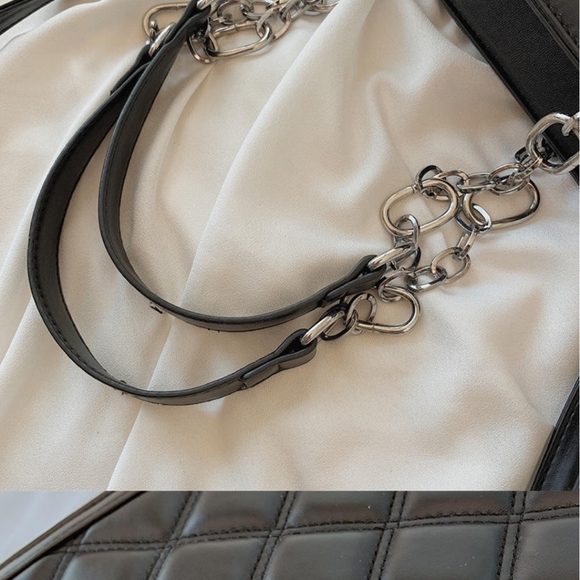 Beautiful black Quilted bag - Picture 4 of 4